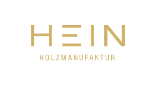 HEIN Holzmanufaktur - Logo der Schreinerei in gold